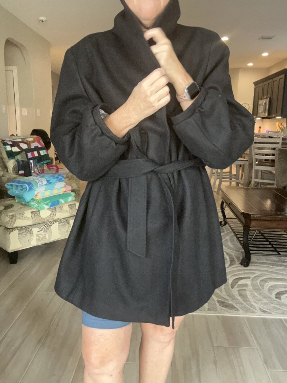 Calvin Klein Black Coat – Classic & Timeless